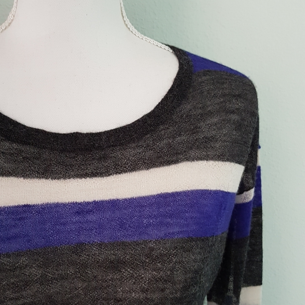 Joie Rosalie striped sheer sweater - Picture 3 of 8